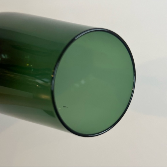 Vintage Artland GREEN BRAID, Set of 3 Fluted Champagne Glasses, 10” Handblown - Picture 8 of 8